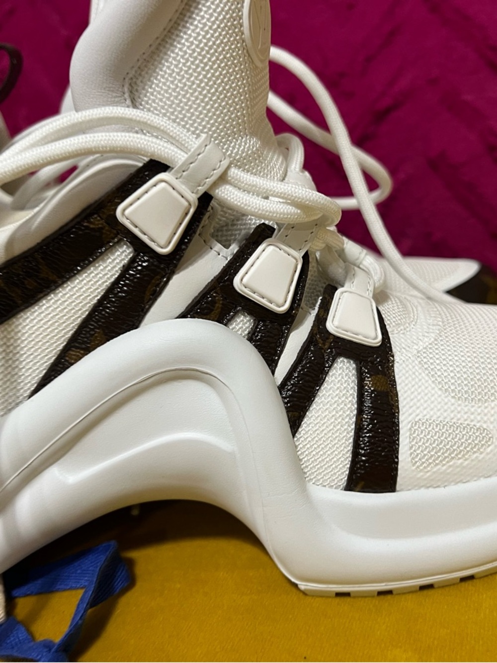 Louis Vuitton Lv Archlight Monogram Chunky Sneaker size 38.5 - Picture 8 of 16